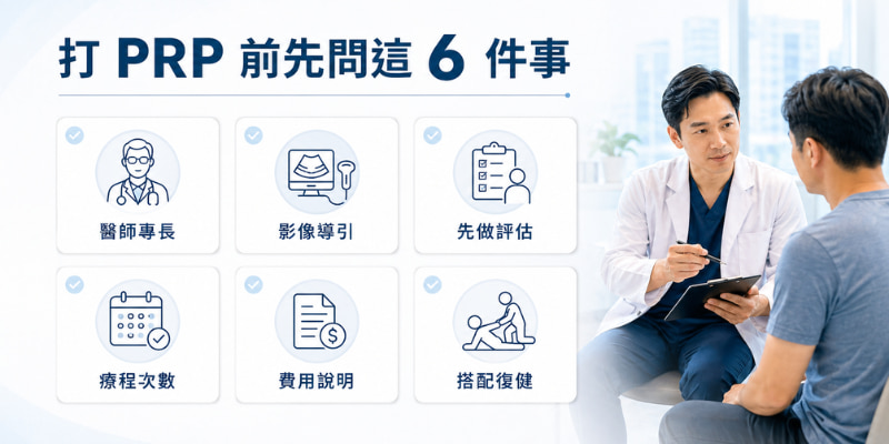 打 PRP 前先問這 6 件事