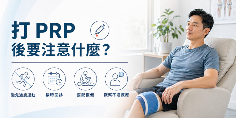 打 PRP 後要注意的狀況