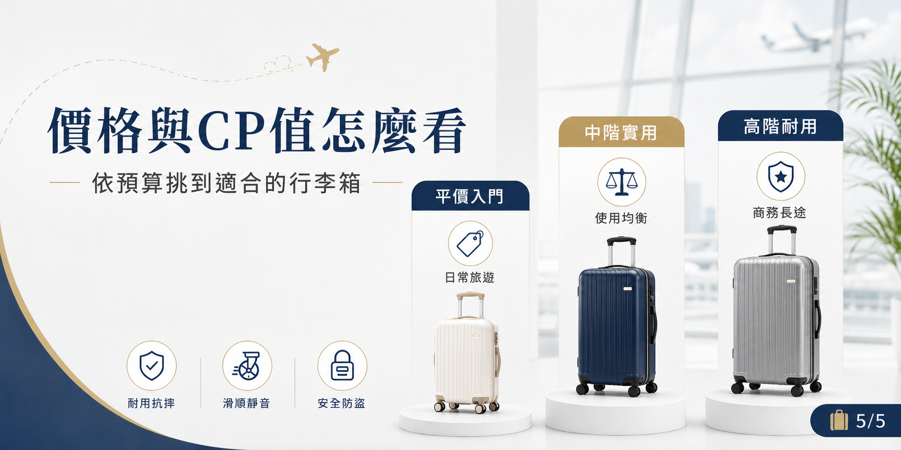 行李箱價格與CP值比較,平價入門、中階實用與高階耐用怎麼選