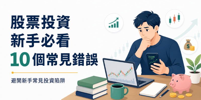 股票投資新手必看：10 個最常見的投資錯誤，你中了幾個？