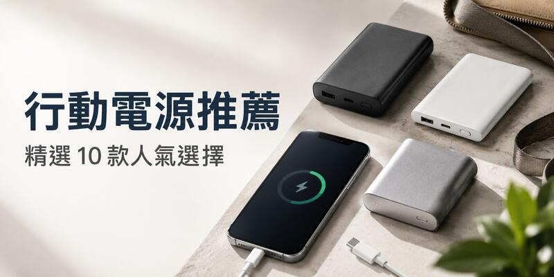 2026 行動電源推薦｜10 款快充、輕量與可上飛機機型比較
